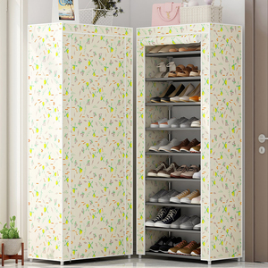 Vente en gros 4-10 couches simple multicouche étagère à chaussures assemblage domestique tissu armoire à chaussures stockage étagère à chaussures - Product Image 4