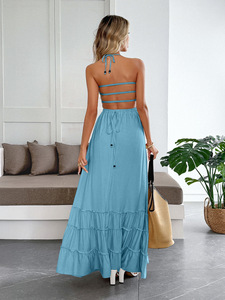 boho gypsy maxi dress Vintage Sleeve Ruffles Bohemian Maxi Dress I Love that Boho