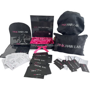<span class=keywords><strong>Kit</strong></span> scatola di imballaggio per parrucca con Logo personalizzato fascia elastica con protezione per l'orecchio in cartone nero per Extension per <span class=keywords><strong>capelli</strong></span> - Product Image 3