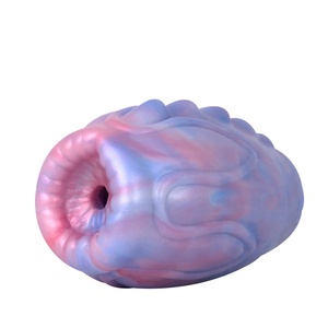 GEEBA Masturbador Masculino Realista con Forma de Huevo de Dinosaurio, Copa de Succión para Entrenamiento de Pene, Juguete Sexual Suave con Textura de Vagina y Copa de Succión Animal - Product Image 4