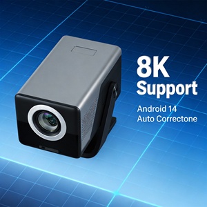 Daylight-Friendly LED Mini Smart Projector | Android 14 2000 ANSI Lumens | 5G WiFi BT5.4 | Portable 8K for Family <strong>Movie</strong> Nights - Product Image 1