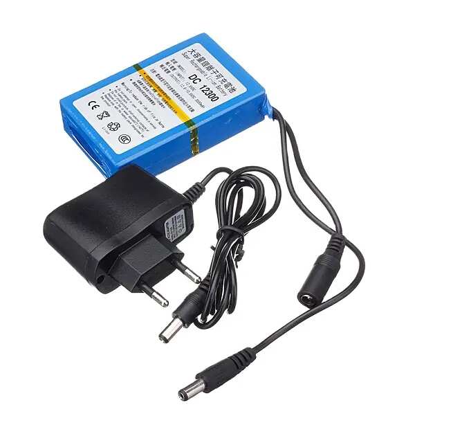 Portable Super 12V li-ion polymer battery 3000mAh rechargeable li-ion battery pack for LED lamp HID GPS monitor power