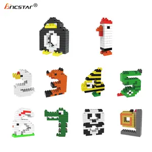Bricstar fai da te educativo serie digitale mattoni giocattoli blocchi di plastica, nano building block