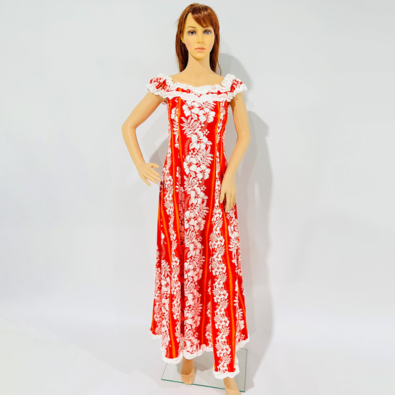 Оптовая продажа, платье хула ПАУ, модный костюм с цветочным принтом для танцев на острове Гавайи