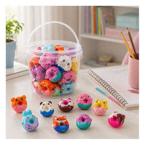 Jouet Squishy en Mousse Souple à Rebond Lent, Formes Renard, Lapin, Cochon, Panda, Chat, Poussin, Donut, Cadeau de Fête pour Enfants, Vente en Gros, Personnalisable - Product Image 4