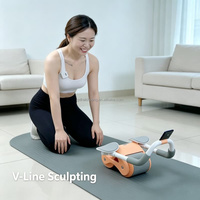 Rodillo Abdominal con Rebote Automático para Entrenamiento Deportivo, Equipo de Fitness para Ejercicios Abdominales en Casa, para Hombres y Mujeres Adultos