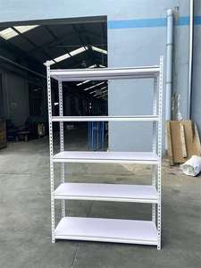 전자 상업용 5 스틸 저장 선반 선반 헤비 듀티 200kg 적재 용량 창고 선반 볼트없는 리벳 랙 쉬운 - Product Image 3