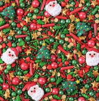 Christmas Sugar Sprinkles cuentas de azúcar comestibles decoradores de pasteles NUEVO MODELO