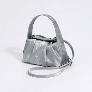 กระเป๋าถือแฟชั่นสไตล์เรโทรสำหรับผู้หญิงแบบใหม่  กระเป๋าหนังซาตินสะพายไหล่สำหรับผู้หญิง - Product Image 6