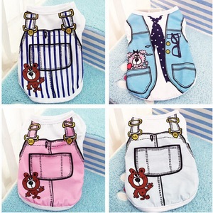 Chaleco para Perro con Diseño de Animalito, Color Rosa, Transpirable, Ropa de Verano para Perros Pequeños, Diseño de Dibujos Animados - Product Image 4