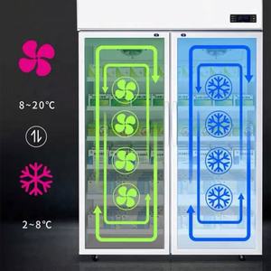 Réfrigérateur médical de vaccin de médecine pharmaceutique de pharmacie de porte en verre commerciale de <span class=keywords><strong>3</strong></span> - Product Image 3