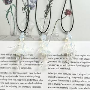 Handmade Glazed Ballet Pendant Simple All-match Clavicle Chain Artistic Niche Design Ornament Instagram-style <b>Gift</b> - Product Image 4