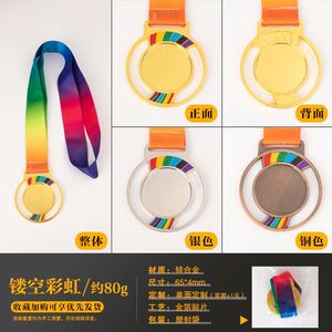 เหรียญรางวัลจักรยานเสือภูเขาทองคำสั่งทำพิเศษ ตัวอย่างฟรี - Product Image 6