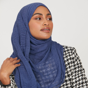 High Quality Printed Modal Crinkle Hijab Lightweight Breathable Special Occasions <b>Shawl</b> for <b>Women</b> for Weddings Parties Autumn - Product Image 3