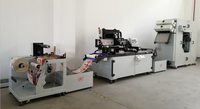 Máquina Automática de Serigrafía Rollo a Rollo para Impresión de Rollos de Etiquetas de PET, PVC, PC, BOPP, PE y PP