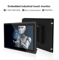 Panel PC Táctil Industrial Todo en Uno Resistente al Agua de 15.6"/17"/19"/21.5", Intel J1900 J4125 J6412 J6413 Core I3 I5 I7