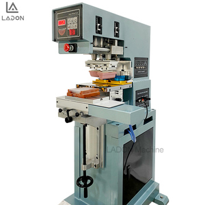 2 màu <span class=keywords><strong>Pad</strong></span> máy in Ink cup khí nén tự động <span class=keywords><strong>Pad</strong></span> máy in cho nhựa chai thủy tinh cap Golf Bóng Logo - Product Image 4