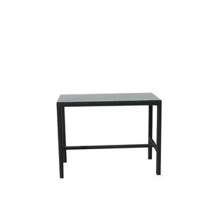 Moderno de lujo al aire libre <span class=keywords><strong>terraza</strong></span> Bistro ratán mimbre alta <span class=keywords><strong>Bar</strong></span> comedor silla muebles conjunto al aire libre Muebles de Jardín conjuntos - Product Image 4
