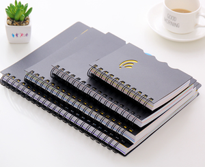 Cuadernos personalizados A6/A5/B5 cuadernos encuadernados en <span class=keywords><strong>espiral</strong></span> planificadores <span class=keywords><strong>con</strong></span> papel de Separación individual - Product Image 3