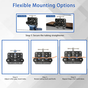 Выпрямитель для труб и труб, выпрямитель для 3/16 "-1,0" диаметров топливной магистрали, мягкий алюминиевый и медный трубопровод - Product Image 5