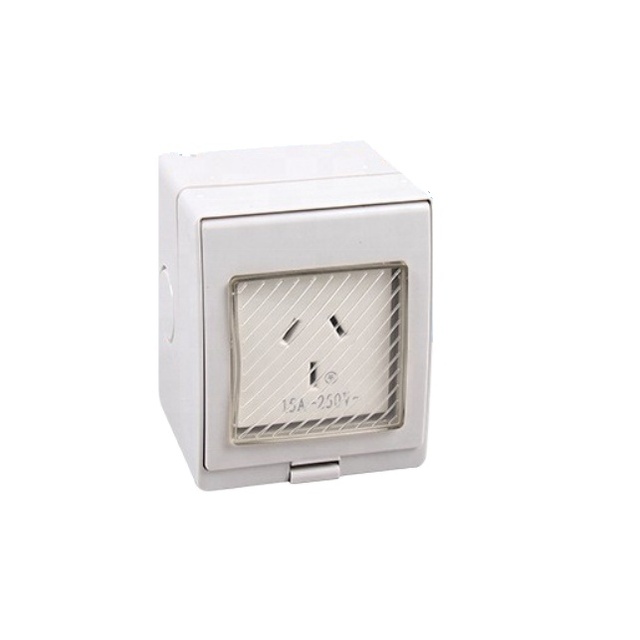 In Stock IP55 Protection Grade Wall Socket Weatherproof 10A/15A Power Point Socket for Australia and New Zealand-IG55-AU