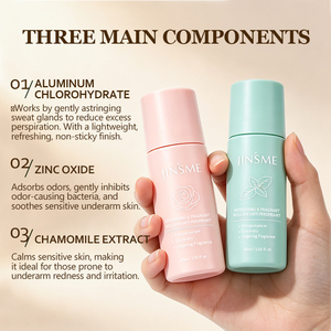 JINSME Déodorant Roll-On Rafraîchissant et Parfumé 30ml Parfum Floral Longue Durée Unisexe - Product Image 3