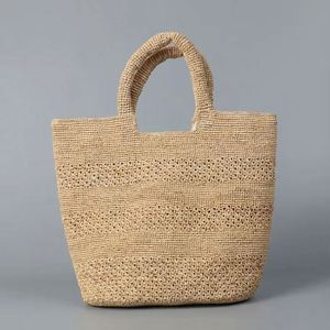 Bolso de Paja Tejido a Mano para Mujer, Modelo 2025, Redondo, con Asa para el Hombro, para Primavera/Verano y Playa, con Cierre de Broche - Product Image 1