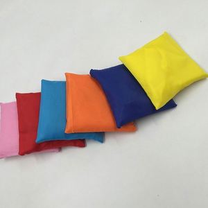 Bolsa de Compras Plegable Cuadrada de una Pieza, Abierta, Ecológica, Portátil, Hecha de Tela Oxford de Poliéster, con Logotipo Personalizable - Product Image 4