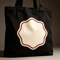Sac en toile robuste pour emballage de Noël, sac textile en gros, sac fourre-tout personnalisé pour épicerie avec logo
