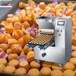 MacaronMachine için otomatik fincan kek yapma makinesi çerezler üretim makinesi macarkek Depositor makinesi
