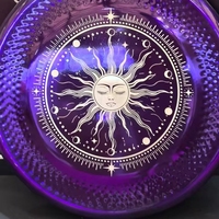 Purple Stainless Steel Sound Healing Sun Goddess Handmade Gong for Gong Bath