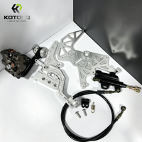 Kit de frein à pied hydraulique KOTORQ pour Talaria XXX X3, support de double étrier, étrier arrière, moto électrique tout-terrain, alliage d'aluminium usiné CNC