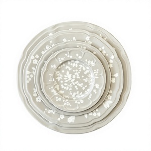 Joy Tableware, Nueva Llegada, Vajilla Moderna con Diseño Floral Beige, Juego de Platos de Porcelana China - Product Image 2