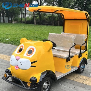 CE Zhenda Brand 4 Seats Electric Sightseeing Bugggy New Tourist Bus Cartoon Shuttle Car Henan Origin - Product Image 5