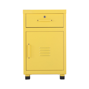 Table de chevet en fer de style moderne avec tiroir pour chambre et salon, petite table d'appoint pour rangement de meubles domestiques - Product Image 5