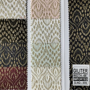 Vente en gros de tissu textile scintillant brillant pour robes pour créateurs de mode Boutique Tailoring in Clothing Industry Woven Technics - Product Image 5