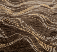 Moquette de couloir d'hôtel sur mesure, en nylon jacquard tufté, antidérapante, lavable, 6-12 mm, pour hall commercial