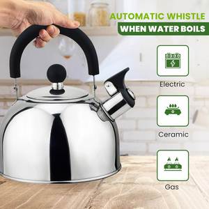 Home and Family Use Hot Water Boiling Kettle Loud Whistle Food Grade Stainless Steel Tea Pot <b>Stove</b> Top Water Kettle - Product Image 2