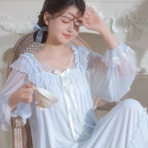 <span class=keywords><strong>Camicia</strong></span> <span class=keywords><strong>da</strong></span> <span class=keywords><strong>Notte</strong></span> Primaverile Estiva 2025 Stile Principessa Dolce Taglie Forti per Ragazze Giovani e Curvy - Product Image 5