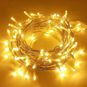 Hot 10M 20M 30M 50M 100M Festoon Garland LED bead Garland luces para el hogar vacaciones boda decoración Año Nuevo String Light