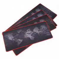 Tapis de souris Anime XL imperméable avec raccourcis clavier et carte du monde pour PC