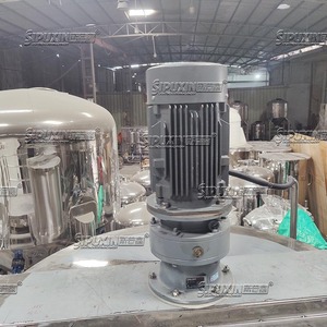 Nueva llegada Mezclador de acero inoxidable de una sola capa Apariencia pulida Tanque de mezcla utilizado en la fábrica de fabricación - Product Image 5