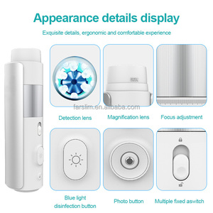 Détecteur de cuir chevelu professionnel, détecteur de follicules pileux 200X avec lumière UV, pour spa capillaire et santé des follicules, compatible Android - Product Image 4