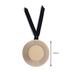 Popular Customize Box Corrosion Round Shape <b>Bookmark</b> with Black Ribbon - Product Image 5