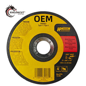 Disque de découpe en acier inoxydable OEM/ODM personnalisé, meule à double maille en résine de 5 pouces, 125x1.2x22mm - Product Image 2