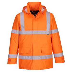 PORTWEST - EC60ORRXL Veste d'hiver orange haute visibilité Eco-EAN 5036108367573 HI-VIS WORKWEAR - Product Image 1