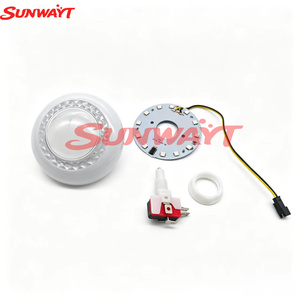 ปุ่มกดแบบมีไฟ 92 มม. สำหรับตู้เกมส์ 12V ปุ่มกดทรงกลมขนาดใหญ่เรืองแสงสำหรับเครื่องเกมส์วิดีโอ - Product Image 3