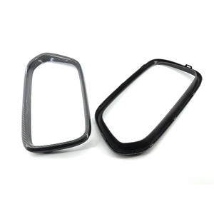 Marco de Rejilla Delantera para BMW X2, Textura de Carbono, Negro Brillante, Negro Mate, ABS, Repuesto para Actualización Retrofit F39 - Product Image 1