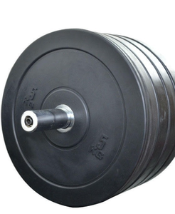 Plaque d'haltères pratique en caoutchouc PINJIAN Plaque d'haltères en caoutchouc haute élasticité pour entraînement physique compétitif - Product Image 5