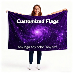 Tùy chỉnh bất kỳ kích thước nào của Cờ biểu ngữ Polyester Quảng Cáo Để sử dụng trong các cuộc diễu hành, họp mặt công ty và mục đích quảng cáo. - Product Image 2